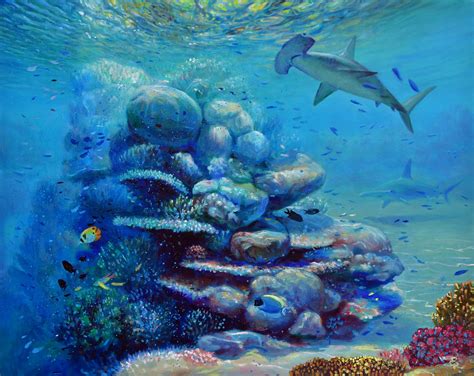 “Coral reef #9” – Print – Eugene Art