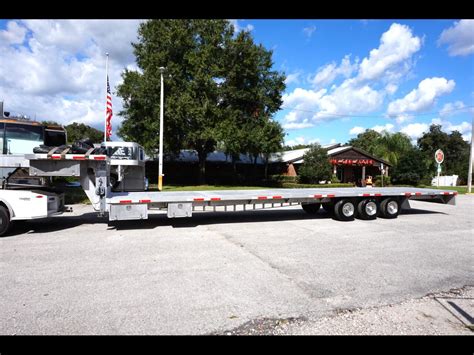 Used 2008 Alum Line Flatbed 40 ft ALL ALUMINUM GOOSENECK HOTSHOT ...