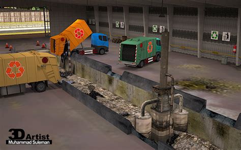 Garbage Dump Truck Simulator on Behance