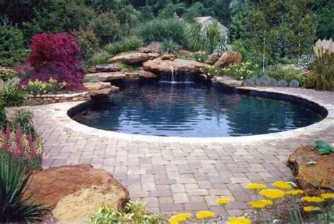 20 Exquisite Waterfalls Designs for Pools Inground