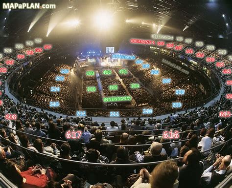 Cologne Lanxess Arena seating chart - View from Block 617 - Row 10 ...