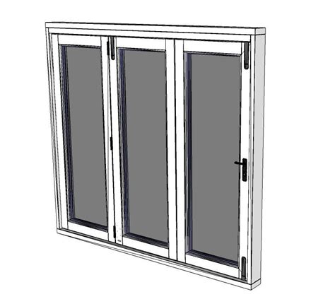 Folding sliding door sketchup model - CADblocksfree | Thousands of free ...