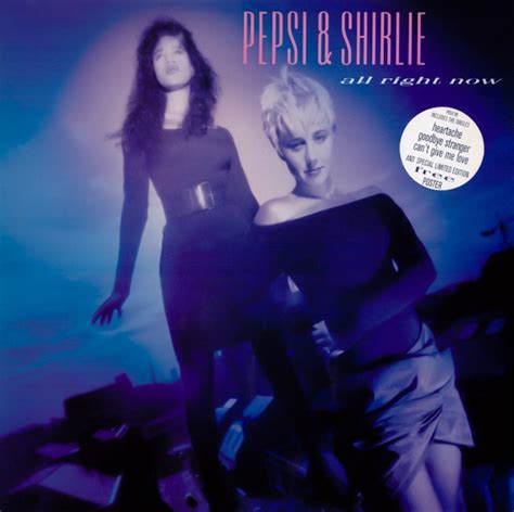 Pepsi & Shirlie – All Right Now (1987, Vinyl) - Discogs