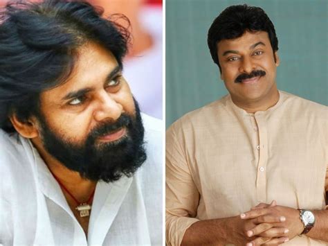 Chiranjeevi Pawan Kalyan | Chiranjeevi grooming brother Pawan Kalyan's ...