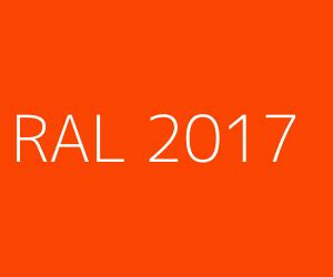 Colour RAL 2017 / RAL orange (Orange shades) | RAL colour chart UK