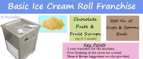 Ice cream roll franchise, Fried Ice cream franchise (by Quickcream)