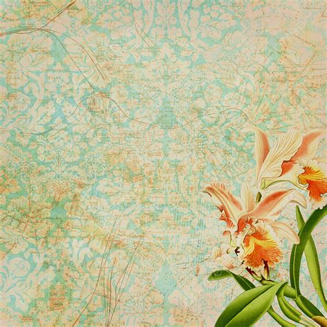 Vintage Floral Wallpaper PNG Picture, Decorative Vintage Floral Wallpaper, Background, Vintage ...