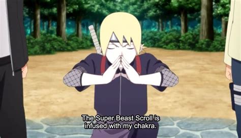 Inojin combining Yamanaka Techniques with Super Beast Scroll | Boruto ...