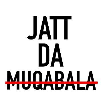 "Jatt da muqabala punjabi art" Sticker for Sale by Jashan Pal Singh ...