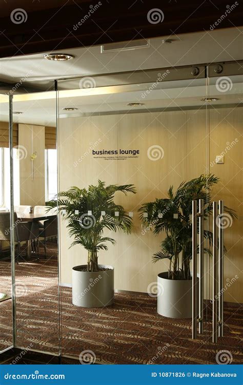 First Class Business Lounge Area in the Airport Stock Photo - Image of ...