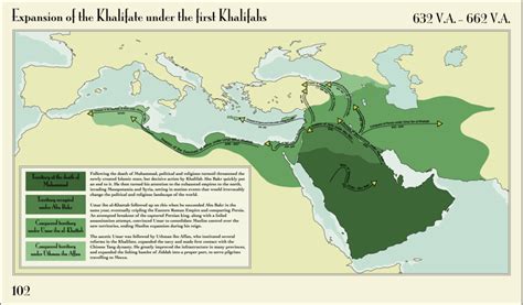 Map : Expansion of the Rashidun Caliphate - Infographic.tv - Number one infographics & data Data ...