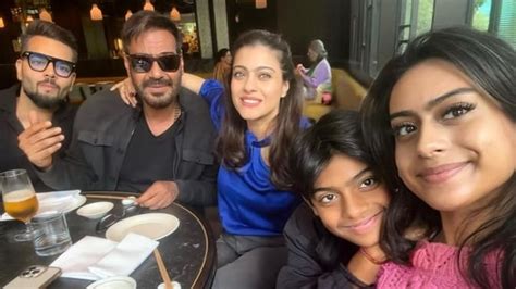 Ajay Devgn shares perfect family photo with Kajol, Nysa, Yug ...