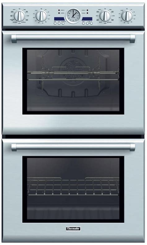 Thermador PODC302 30 Inch Double Electric Wall Oven with 4.7 cu. ft. True Convection Ovens ...