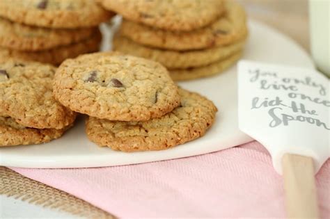 Chocolate Chip Oat Cookies - Bake Play Smile