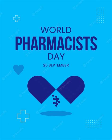 Premium Vector | World pharmacists day design vector