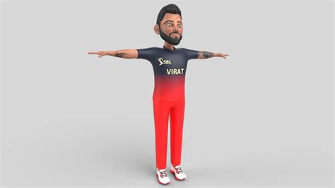 Virat Kohli 3D model | CGTrader