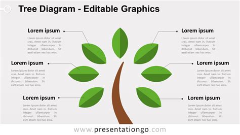 Simple Tree PowerPoint Diagram - PresentationGO.com