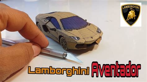 Best PaperCraft Car Lamborghini Aventador 3D Paper Models PaperCraft) Lamborghini Models ...