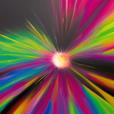 Colorful Powder Explosion · Creative Fabrica