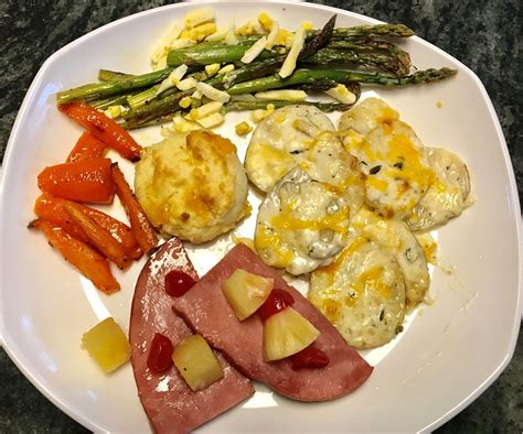 Easter Ham Dinner on Two Sheet Pans – Cooking Aboard with Jill