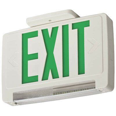 Lithonia Lighting LED Exit Light Emergency Exit Signs, Emergency Power ...