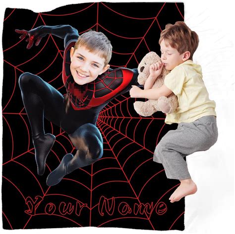 Amazon.com: MoThy Superhero Blanket Custom Fleece Blanket for Boys ...