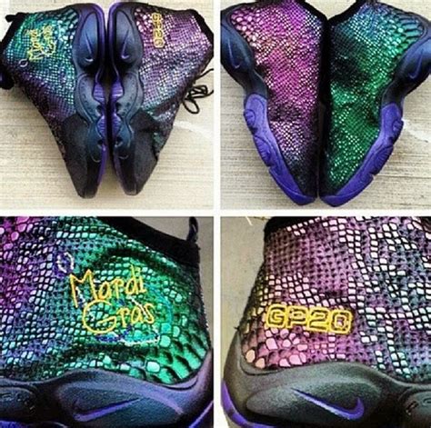 THE SNEAKER ADDICT: Nike Zoom Flight The Glove “Mardi Gras” PE Sneaker (Images)