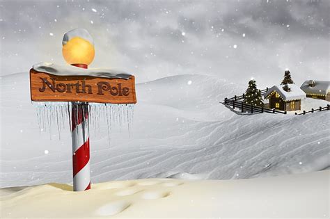 North Pole, merry christmas, christmas, snow, magic christmas, xmas ...