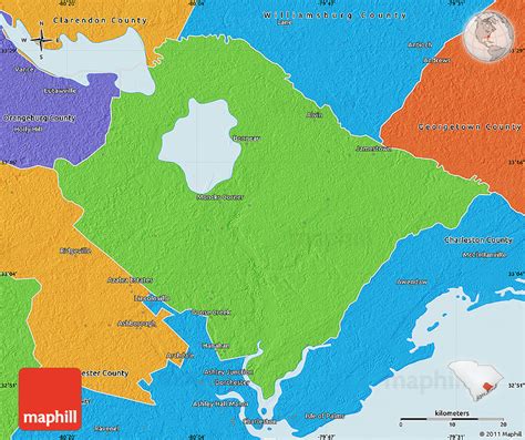 Political Map of Berkeley County