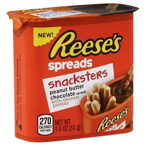 Reese's Spreads Snacksters Peanut Butter Chocolate Spread - Shop Cookies at H-E-B