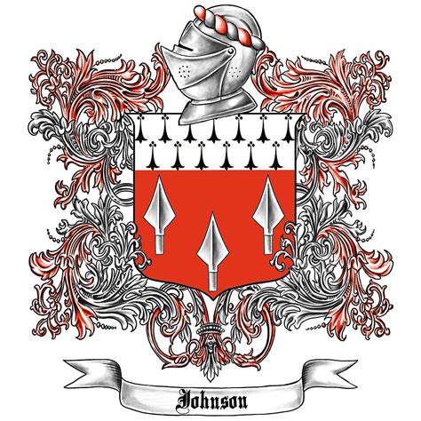 "Johnson Family Crest 3" by atomicblizzard | Redbubble