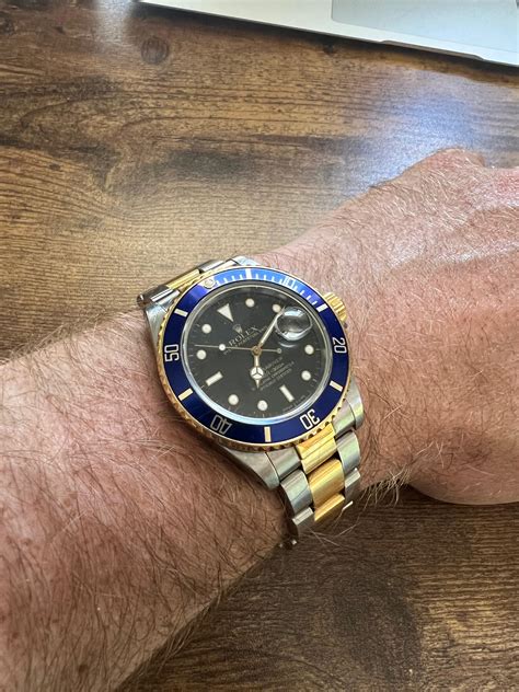 [Identify] Rolex submariner with black dial in two-tone : r/Watches