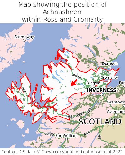 Where is Achnasheen? Achnasheen on a map