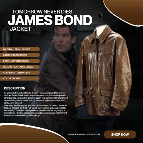 Casino Royale Jacket | James Bond Brown Leather Jacket