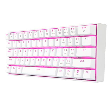 Redragon K630W Gaming Mechanical Keyboard, Pink LED Backlit – REDRAGON ZONE