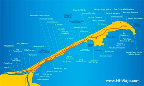 Mapa De Varadero Cuba