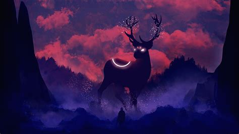 Reindeer Digital Art, HD Artist, 4k Wallpapers, Images, Backgrounds ...