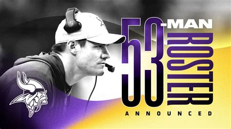 Vikings Set Initial 53-Man Roster for 2023 : r/minnesotavikings