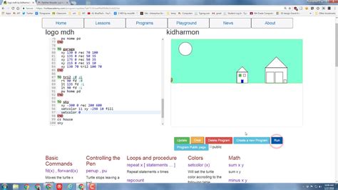 Programming Logo - Turtle Academy - Lesson 5 - YouTube