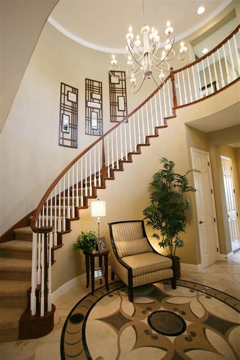 Amazing Luxury Foyer Design Ideas (PHOTOS) with Staircases