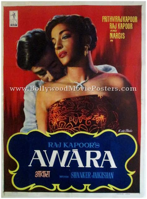 Awara Raj Kapoor old Bollywood posters