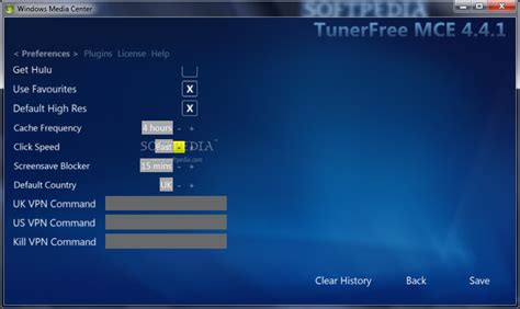 TunerFree MCE 5.8.7a - Download, Review, Screenshots