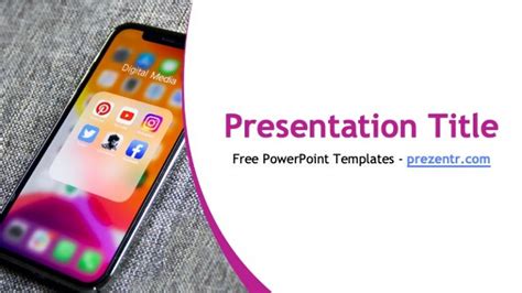 Free Digital Media PowerPoint Template - Prezentr PPT Templates