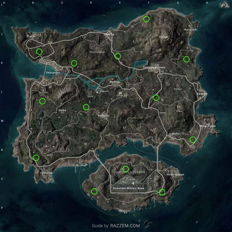 PUBG 2023 Erangel secret room locations guide - Razzem