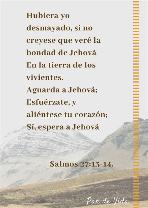 Salmos 27 | Fondos de dios, Salmos, Salmo 27 13