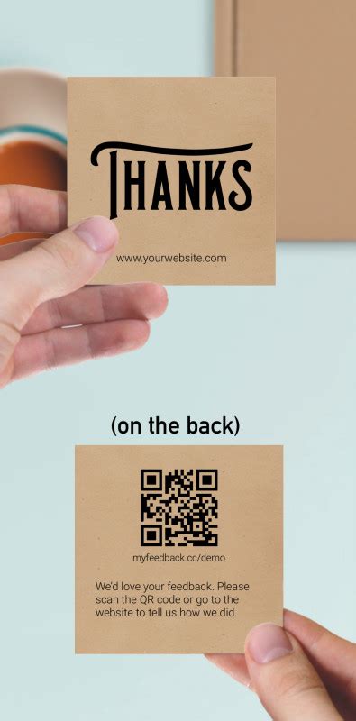 Qr Code Business Card Template Unique 40 Best Thank You for Your order Cards Images Business Qr ...