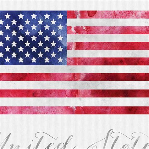 United States of America flag print American flag poster | Etsy