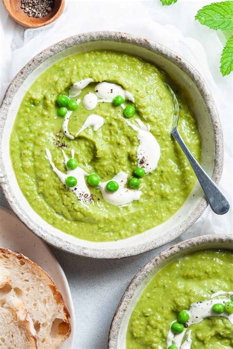 Pea and Mint Soup - It's Not Complicated Recipes