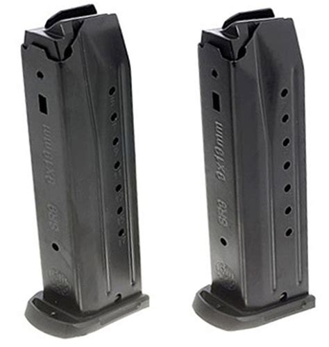 Ruger SR9/SR9C/9E/PC9 Magazine 2 Pack 9mm, Black, 17rd - Impact Guns