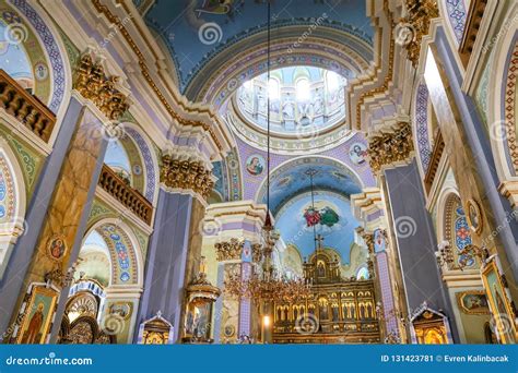 Inside of Transfiguration Church in Lviv Editorial Photo - Image of ...